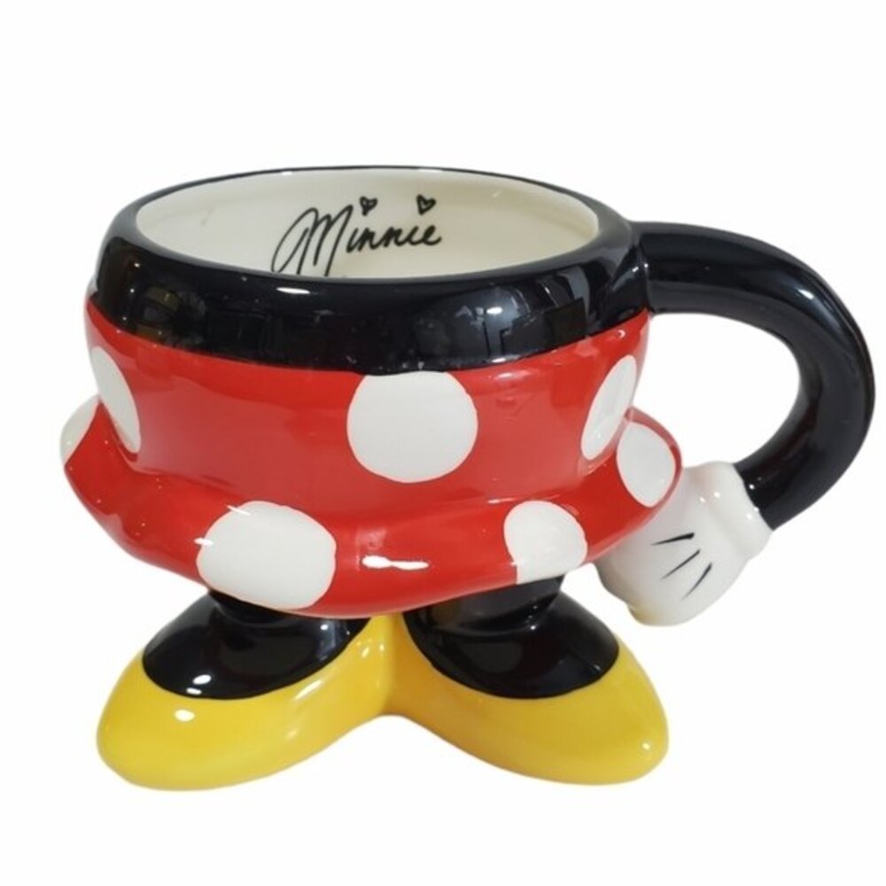 Disney Parks Minnie Mouse Coffee Mug Cup  ceramic polkadots *